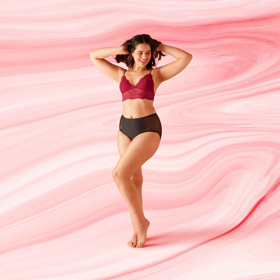 High Waist Dots Light