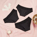 Pack Freedom: Trois culottes menstruelles Hipster Full Lace Light accompagnées d&