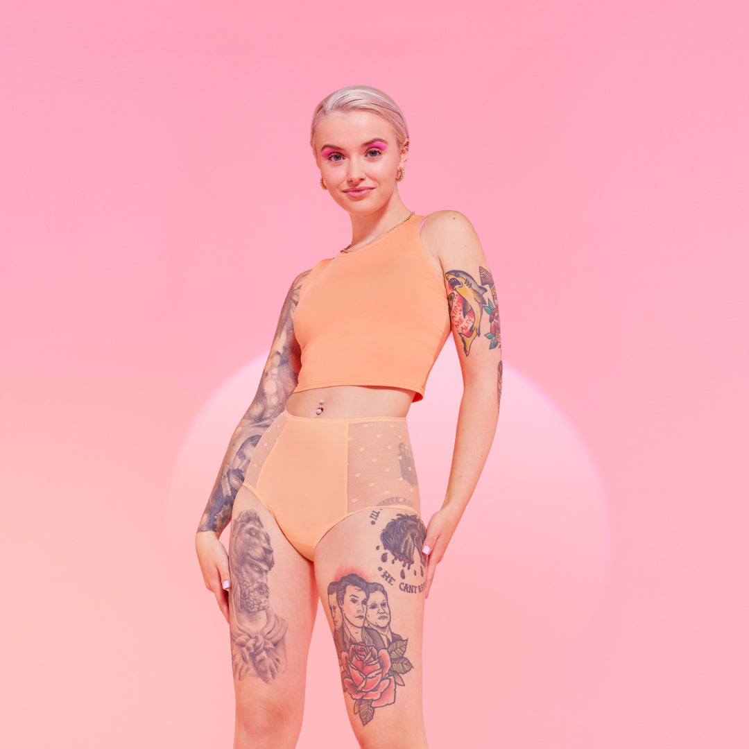 High Waist Dots Moderate