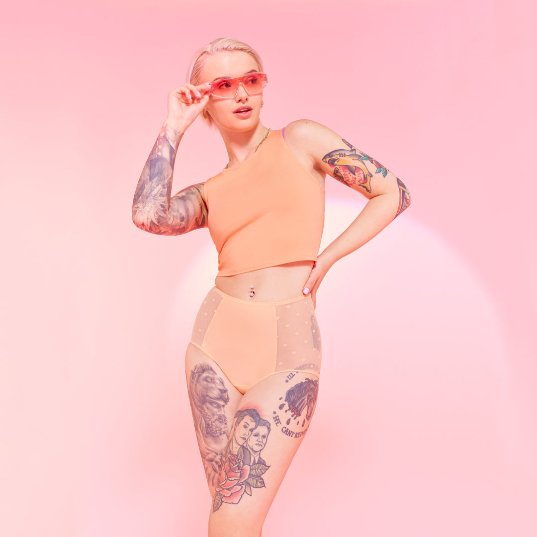 High Waist Dots Heavy