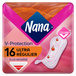 Serviettes Nana Ultra Régulier, gros plan sur le logo sur l&