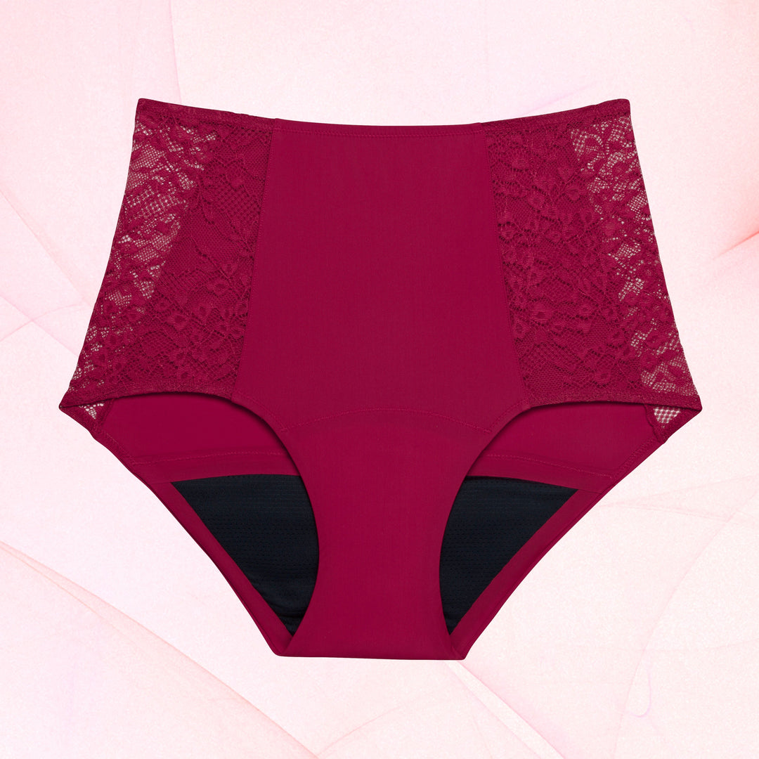 High Waist Floral Heavy