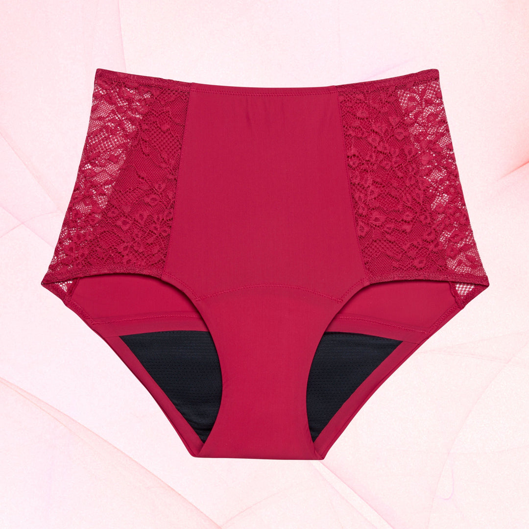 High Waist Floral Heavy