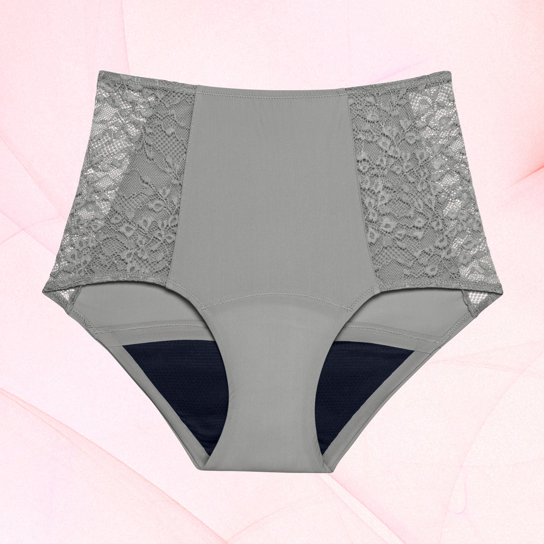 High Waist Floral Heavy